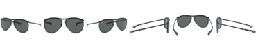 Ray-Ban Unisex Polarized Sunglasses, RB2219 59 AVIATOR OLYMPIAN